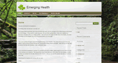Desktop Screenshot of emerginghealth.com.au