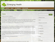 Tablet Screenshot of emerginghealth.com.au